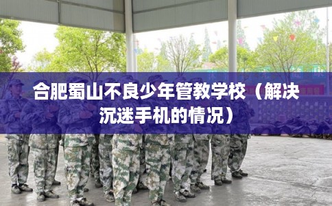 合肥蜀山不良少年管教学校（解决沉迷手机的情况）