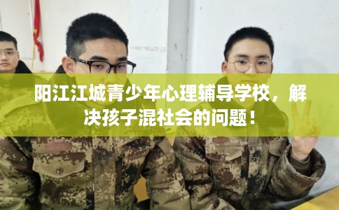 阳江江城青少年心理辅导学校，解决孩子混社会的问题！