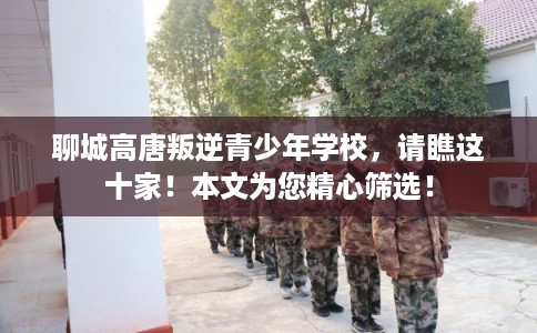 聊城高唐叛逆青少年学校，请瞧这十家！本文为您精心筛选！