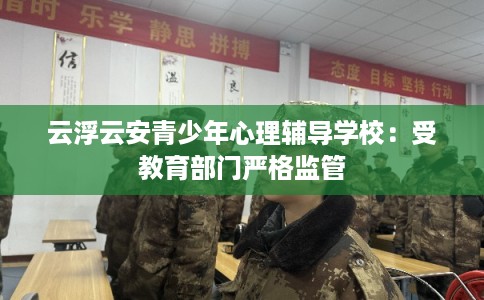 云浮云安青少年心理辅导学校：受教育部门严格监管