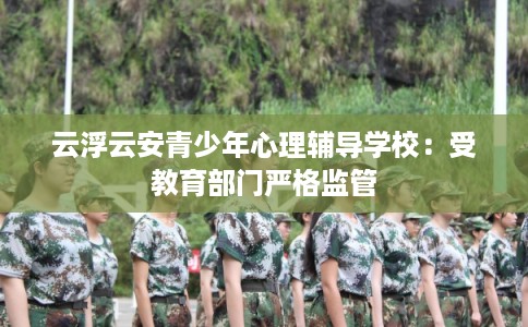 云浮云安青少年心理辅导学校：受教育部门严格监管