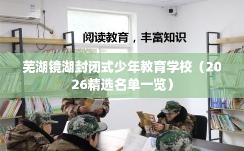 芜湖镜湖封闭式少年教育学校（2026精选名单一览）