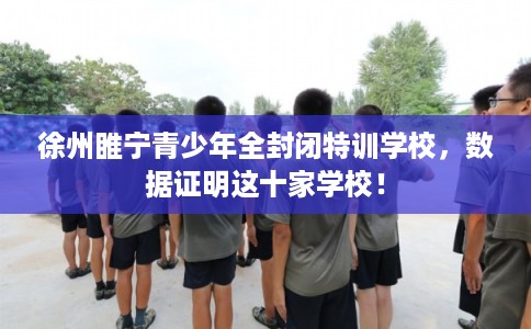 徐州睢宁青少年全封闭特训学校，数据证明这十家学校！