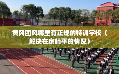 黄冈团风哪里有正规的特训学校（解决在家躺平的情况）