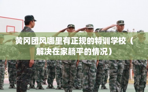 黄冈团风哪里有正规的特训学校（解决在家躺平的情况）