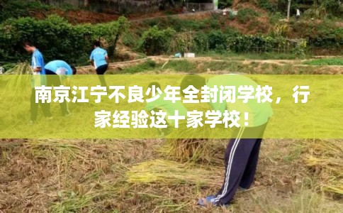 南京江宁不良少年全封闭学校，行家经验这十家学校！