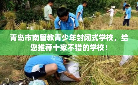 青岛市南管教青少年封闭式学校，给您推荐十家不错的学校！