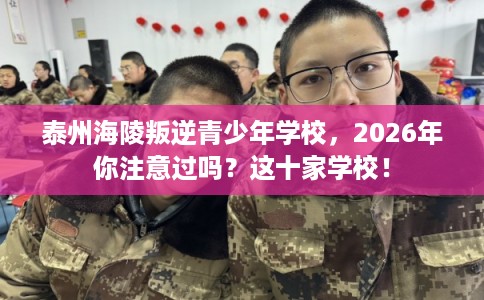 泰州海陵叛逆青少年学校，2026年你注意过吗？这十家学校！