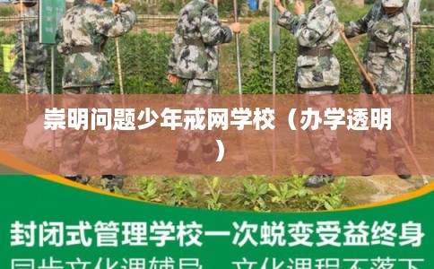崇明问题少年戒网学校（办学透明）