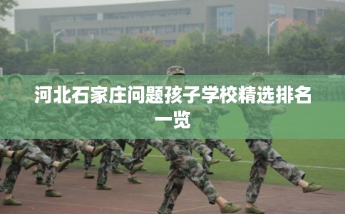 河北石家庄问题孩子学校精选排名一览
