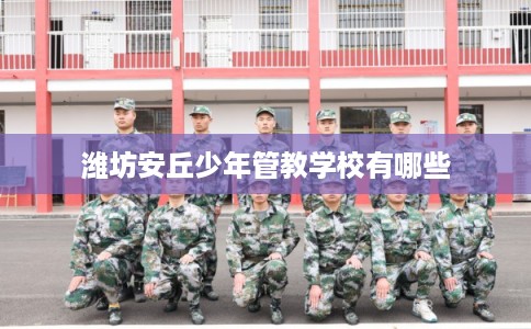 潍坊安丘少年管教学校有哪些