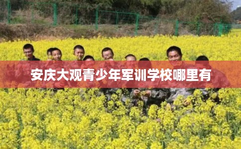 安庆大观青少年军训学校哪里有