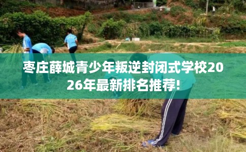 枣庄薛城青少年叛逆封闭式学校2026年最新排名推荐!