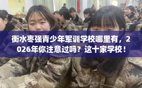 衡水枣强青少年军训学校哪里有，2026年你注意过吗？这十家学校！