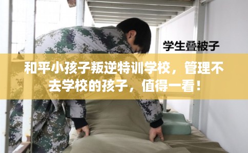 和平小孩子叛逆特训学校，管理不去学校的孩子，值得一看！