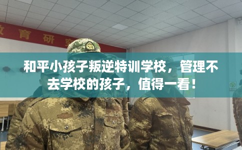和平小孩子叛逆特训学校，管理不去学校的孩子，值得一看！