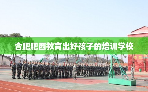 合肥肥西教育出好孩子的培训学校