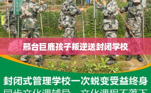 邢台巨鹿孩子叛逆送封闭学校 邢台巨鹿孩子叛逆送封闭学校