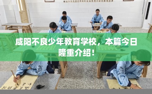 咸阳不良少年教育学校，本篇今日隆重介绍！