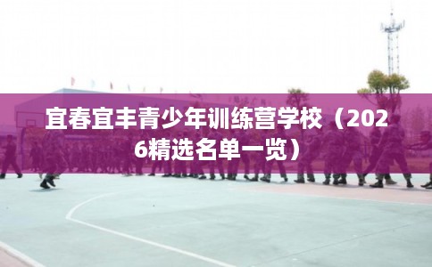 宜春宜丰青少年训练营学校（2026精选名单一览）