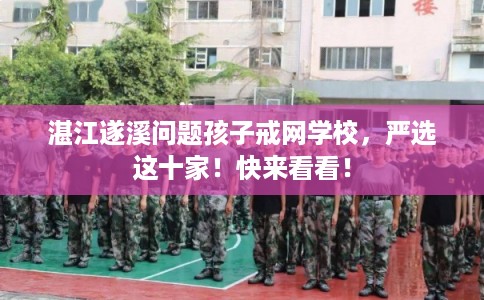 湛江遂溪问题孩子戒网学校，严选这十家！快来看看！