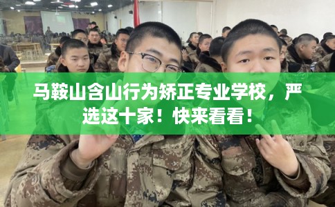 马鞍山含山行为矫正专业学校，严选这十家！快来看看！