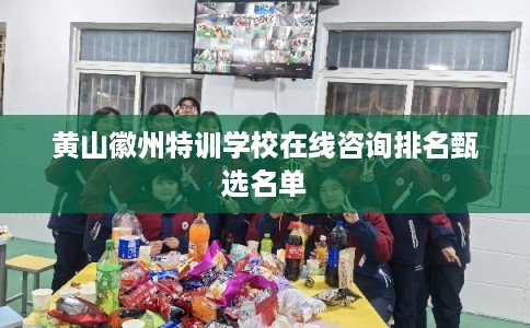 黄山徽州特训学校在线咨询排名甄选名单