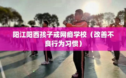 阳江阳西孩子戒网瘾学校（改善不良行为习惯）