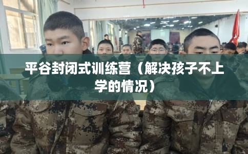 平谷封闭式训练营(解决孩子不上学的情况) 平谷封闭式训练营(解决孩子不上学的情况)