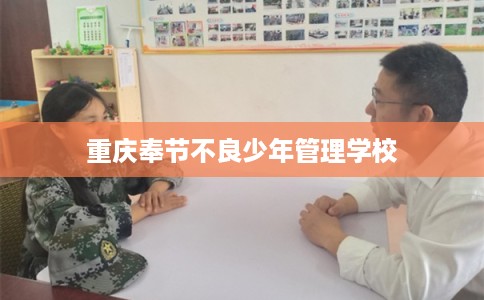 重庆奉节不良少年管理学校
