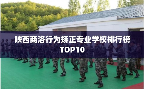陕西商洛行为矫正专业学校排行榜TOP10