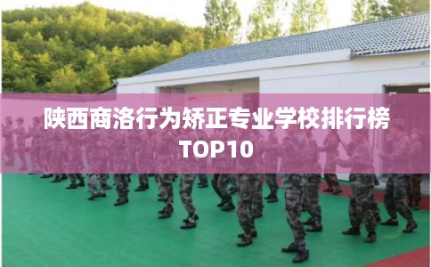 陕西商洛行为矫正专业学校排行榜TOP10