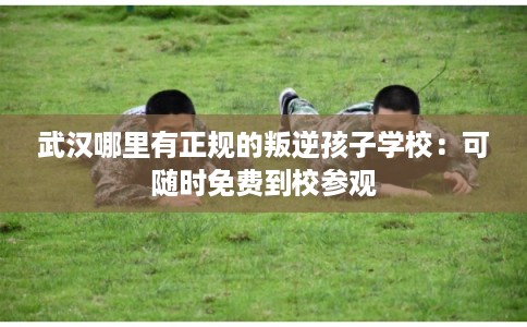 武汉哪里有正规的叛逆孩子学校：可随时免费到校参观
