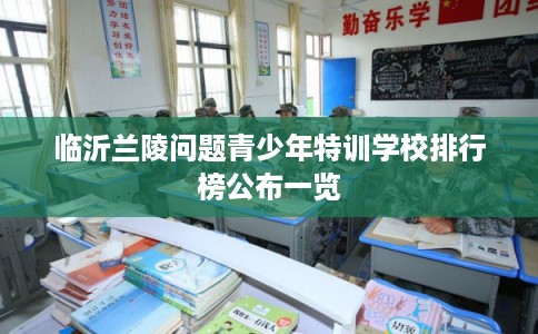 临沂兰陵问题青少年特训学校排行榜公布一览