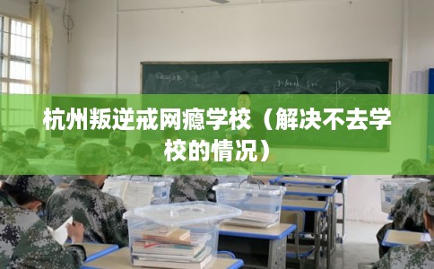 杭州叛逆戒网瘾学校（解决不去学校的情况）