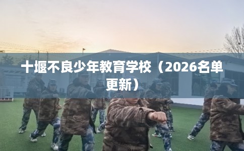十堰不良少年教育学校（2026名单更新）