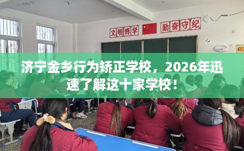 济宁金乡行为矫正学校，2026年迅速了解这十家学校！