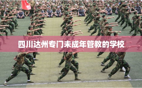四川达州专门未成年管教的学校