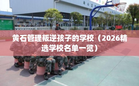 黄石管理叛逆孩子的学校（2026精选学校名单一览）