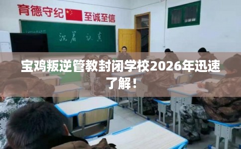 宝鸡叛逆管教封闭学校2026年迅速了解！