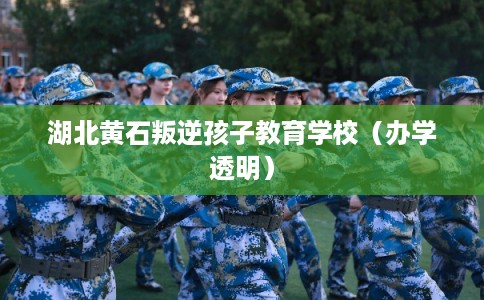 湖北黄石叛逆孩子教育学校（办学透明）