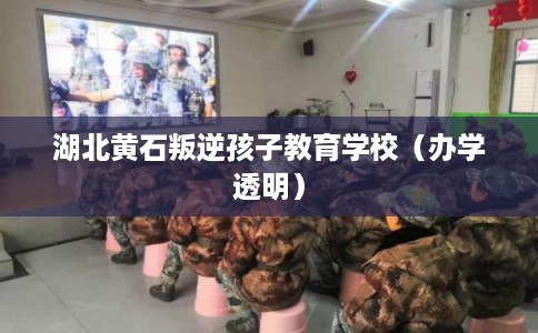 湖北黄石叛逆孩子教育学校（办学透明）