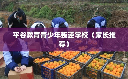 平谷教育青少年叛逆学校（家长推荐）