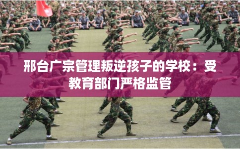 邢台广宗管理叛逆孩子的学校:受教育部门严格监管 邢台广宗管理叛逆孩子的学校:受教育部门严格监管