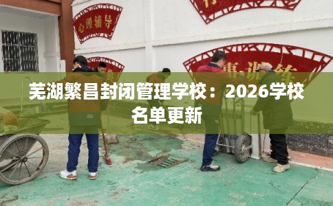 芜湖繁昌封闭管理学校：2026学校名单更新