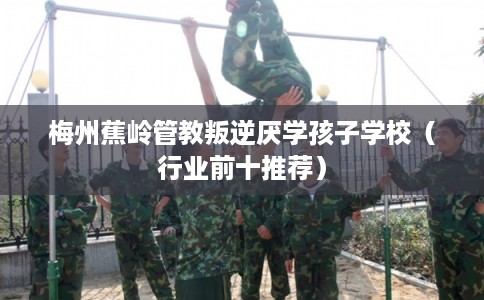 梅州蕉岭管教叛逆厌学孩子学校（行业前十推荐）