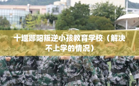 十堰郧阳叛逆小孩教育学校（解决不上学的情况）