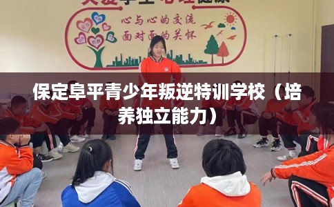 保定阜平青少年叛逆特训学校（培养独立能力）