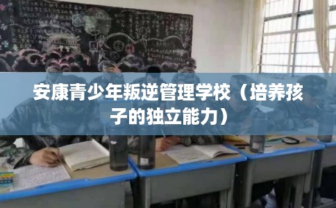 安康青少年叛逆管理学校（培养孩子的独立能力）