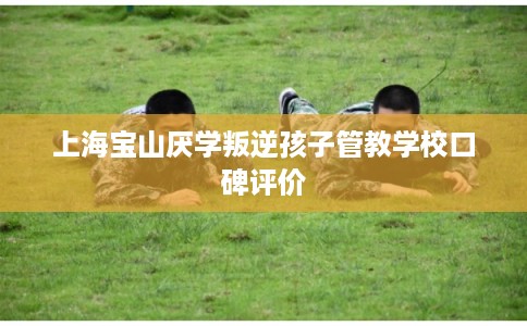 上海宝山厌学叛逆孩子管教学校口碑评价